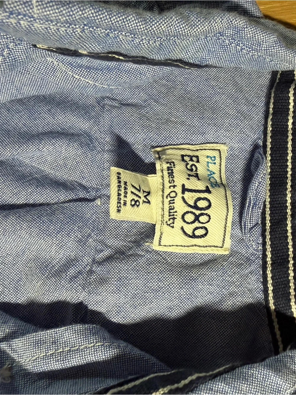 The Children's Place Light Blue Button-Down Shirt